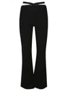 Alexander Wang T Black Stretch Viscose Blend Pant