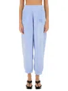 Alexander Wang T T By Alexander Wang Pants "essential" In Baby Blue