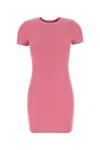 Alexander Wang T T By Alexander Wang Pink Stretch Polyester Mini Dress In Pink