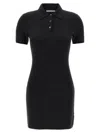 Alexander Wang T T By Alexander Wang Polo Dress In Gray