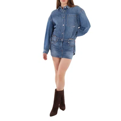 Alexander Wang T T By Alexander Wang Prestyle Mini Shirt Dress