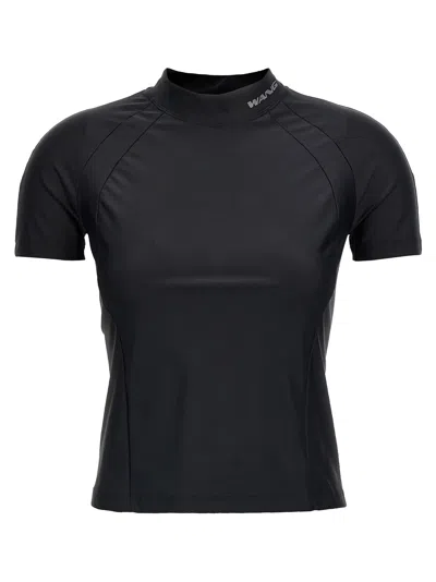 Alexander Wang T T By Alexander Wang 'rashguard' Top In Black