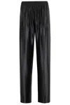Alexander Wang T T By Alexander Wang Relaxed Track Pants With Drawstring Waist In Black