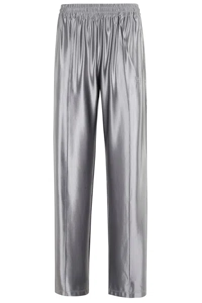 ALEXANDER WANG T T BY ALEXANDER WANG RELAXED TRACK PANTS WITH SHINY FINISH