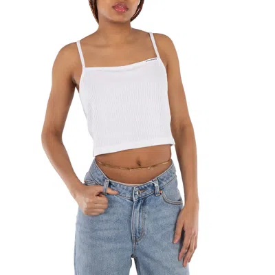 Alexander Wang T T By Alexander Wang Ribbed-knit Cotton Cami Top
