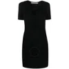 Alexander Wang T T By Alexander Wang Rope-detail Stretch Mini Dress In Black