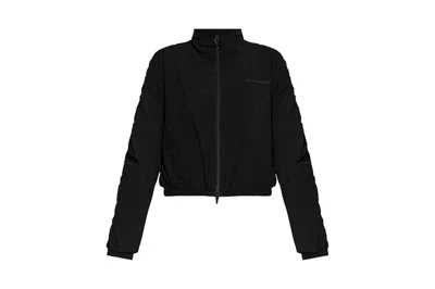Pre-owned Alexander Wang T T By Alexander Wang Ruched Seam Track Jacket Black