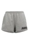 Alexander Wang T T By Alexander Wang 'running' Shorts In Gray