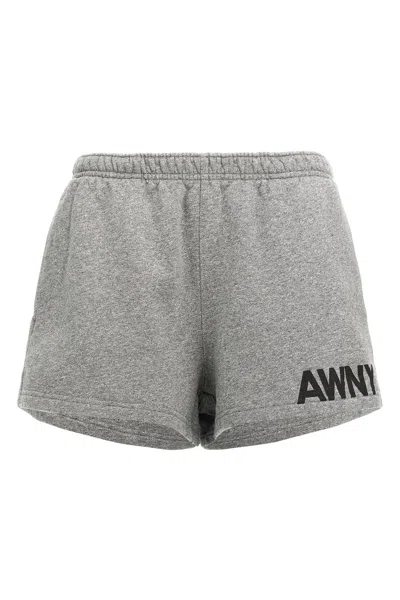 Alexander Wang T T By Alexander Wang 'running' Shorts In Gray