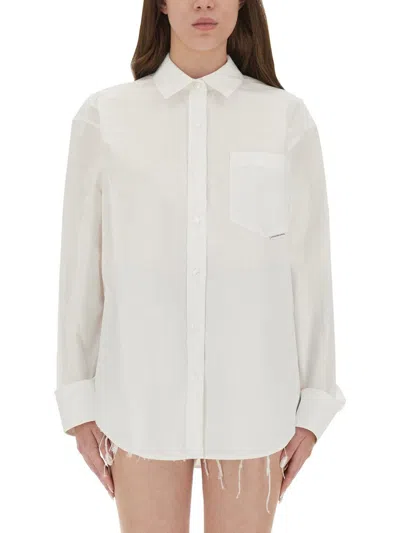 Alexander Wang T T By Alexander Wang Shirt With Logo