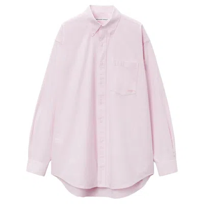 Alexander Wang T T By Alexander Wang Shirts In Pink