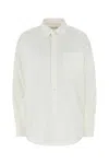 Alexander Wang T White Oxford Oversize Shirt In White