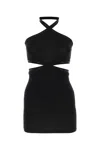 ALEXANDER WANG T ALEXANDER WANG BLACK STRETCH CUT OUT MINI DRESS