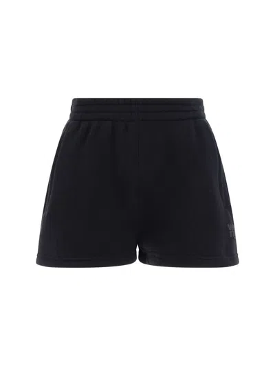 Alexander Wang T T By Alexander Wang Shorts In Black