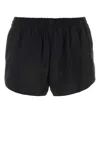 Alexander Wang T T By Alexander Wang Black Polyester Blend Shorts In Black