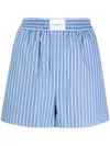 Alexander Wang T T By Alexander Wang Shorts With Logo