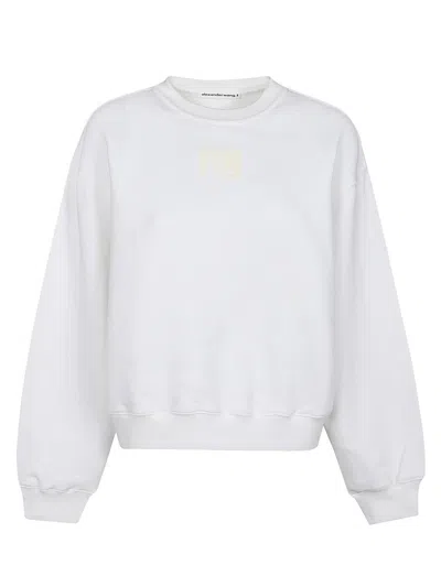 Alexander Wang T T By Alexander Wang Sweatshirt In White