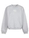 Alexander Wang T T By Alexander Wang Essential Terry Crewneck Sweatshirt In Grey
