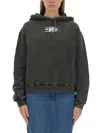 ALEXANDER WANG T T BY ALEXANDER WANG SWEATSHIRT WITH LOGO