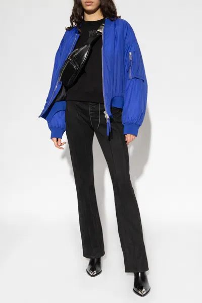 Alexander Wang T T By Alexander Wang Sweatshirt With Logo In Black