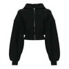Alexander Wang T T By Alexander Wang Cropped Hoodie With Logo