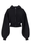 Alexander Wang T T By Alexander Wang Cropped Hoodie With Logo