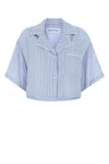 Alexander Wang T T By Alexander Wang Embroidered Lyocell Shirt