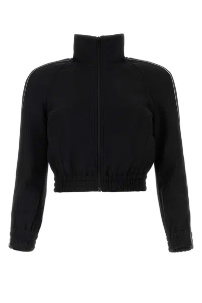 Alexander Wang T T By Alexander Wang Black Polyester Sweatshirt