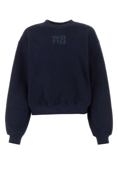 Alexander Wang T T By Alexander Wang Sweatshirts In Blue