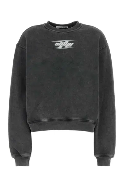 Alexander Wang T T By Alexander Wang Sweatshirts In Gray