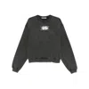 Alexander Wang T T By Alexander Wang Dark Grey Cotton Sweatshirt In Grey