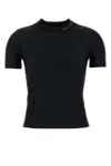 Alexander Wang T T By Alexander Wang Rashguard T-shirt In Black