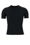 Alexander Wang T T By Alexander Wang Rashguard T-shirt In Black