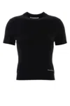 Alexander Wang T T By Alexander Wang Charcoal Wool Sweater In Black
