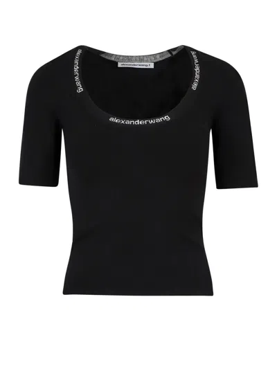 Alexander Wang T T By -shirt In Black