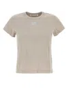 Alexander Wang T T By Alexander Wang Dove Grey Cotton T Shirt In Grey