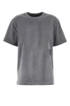 Alexander Wang T T By Alexander Wang Dark Grey Cotton T-shirt In Grey