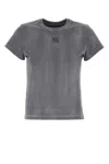 Alexander Wang T T By Alexander Wang Essential Shrunk T-shirt In Grey