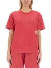 Alexander Wang T T By Alexander Wang Slim-fit T-shirt With Embossed Logo