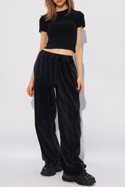 Alexander Wang T T By -shirt With Logo In Black
