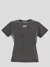 Alexander Wang T Alexanderwang. T Shrunken Logo Tee In Washedcedar