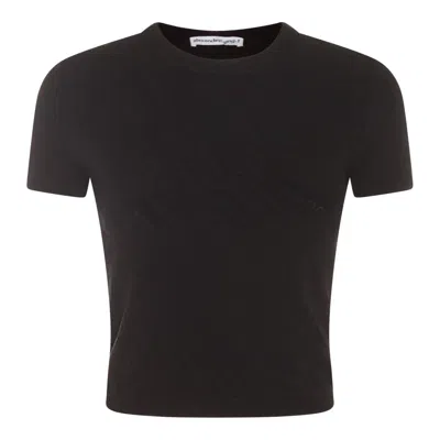 Alexander Wang T Black Logo Jacquard Baby T-shirt