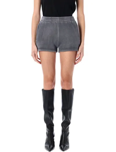 Alexander Wang T T By Alexander Wang Shorts In Grey