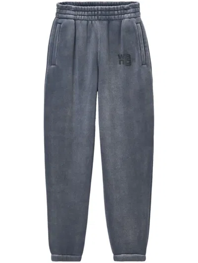Alexander Wang T T By Erry Track Sweatpants Washed Asphalt In Gray