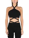 Alexander Wang T T By Alexander Wang Halter Top In Black