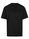Alexander Wang T Puff Logo Bound Neck Essential T-shirt In Black
