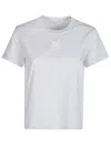 Alexander Wang T Puff Logo Bound Neck Essential T-shirt In Grey