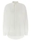 Alexander Wang T T By Alexander Wang White Oxford Cotton Boyfriend Shirt In White