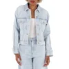 Alexander Wang T T By Alexander Wang Zipped Sleeve Trucker Cotton Jacket