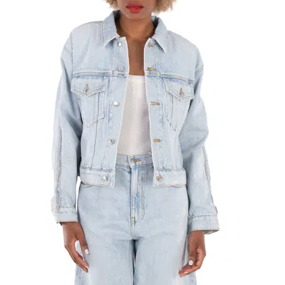 Alexander Wang T T By Alexander Wang Zipped Sleeve Trucker Cotton Jacket